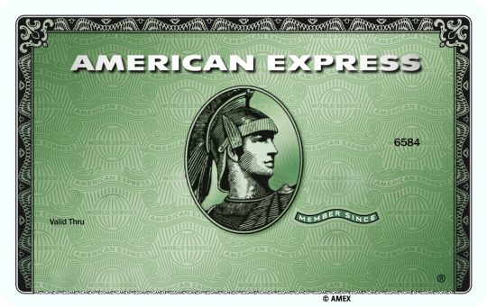 American Express Credit Card Template PSD Front