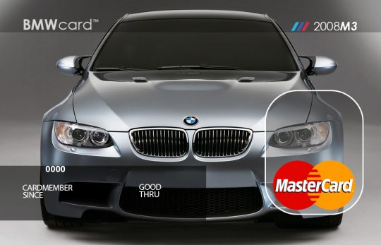 BMW Mastercard Template PSD