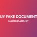 Buy Fake Templates Documents PSD