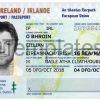 Ireland ID Card Template PSD Front