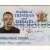 Trinidad and Tobago National Identity Card Template