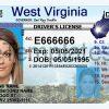 West Virginia Driver License Template